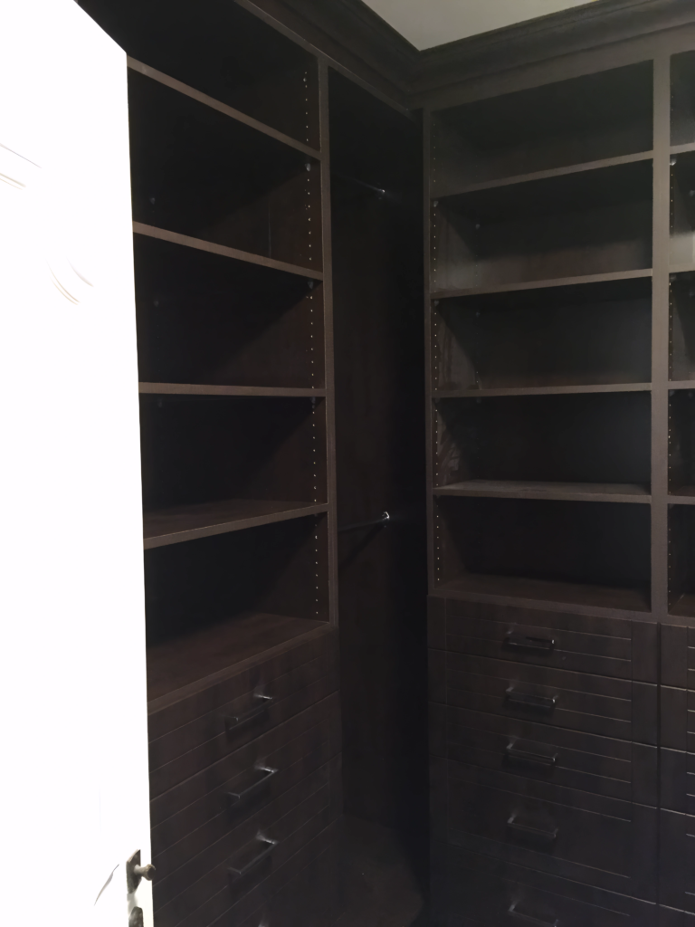 full room closet conversion in Toronto townhouse