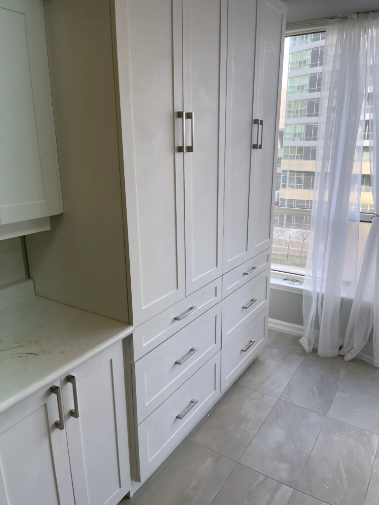 custom walk-in closet installation in Toronto
