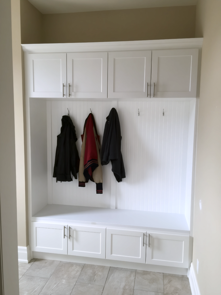 custom closet remodel project in Ontario