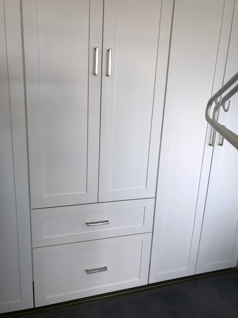 bespoke closet storage setup for luxury home