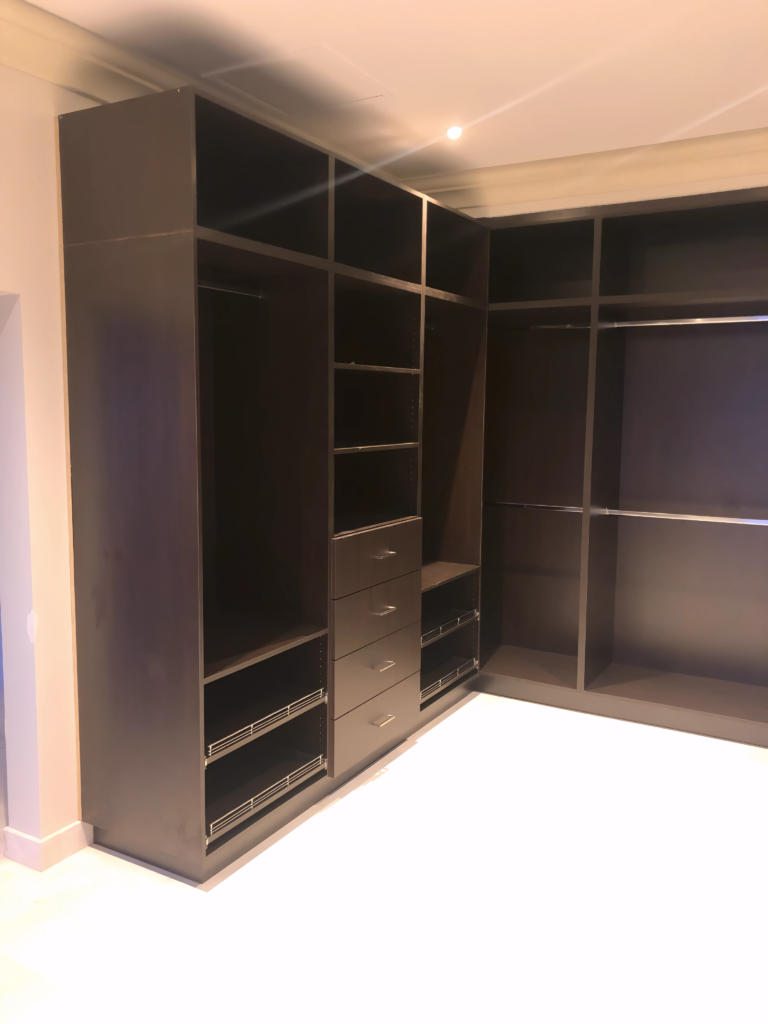 closet bench seating with storage below