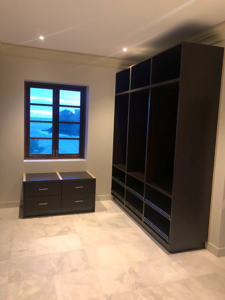 pull-out drawer system for compact closets